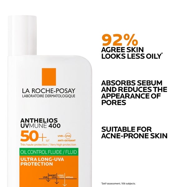 La Roche-Posay La Roche-Posay Anthelios Oil Control Fluid SPF50+ for Oily Blemish-Prone Skin 50ml Consegna Veloce