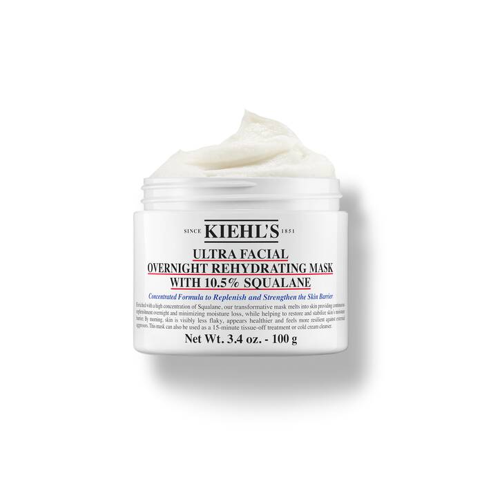 Kiehls Ultra Facial Overnight Rehydrating Mask con 10.5% di Squalano Saldi