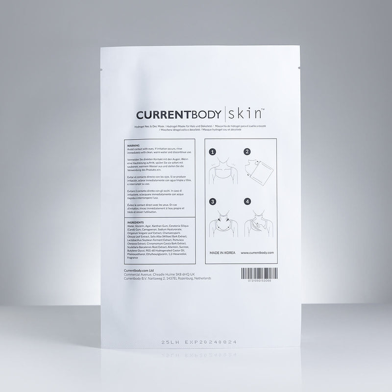 GWP GRATIS Maschera Collo e Décolleté Idrogel CurrentBody Skin Fino Al -60%