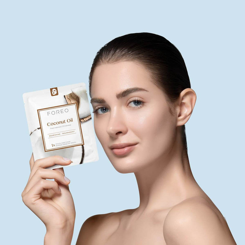 FOREO Coconut Oil Nourishing Sheet Mask Novità