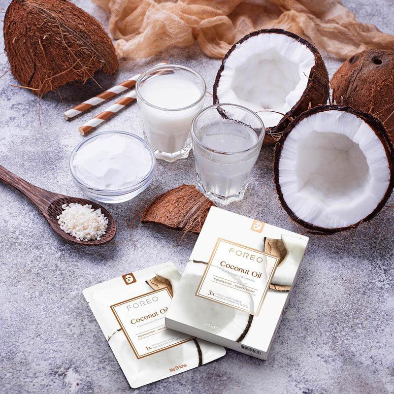 FOREO Coconut Oil Nourishing Sheet Mask Novità