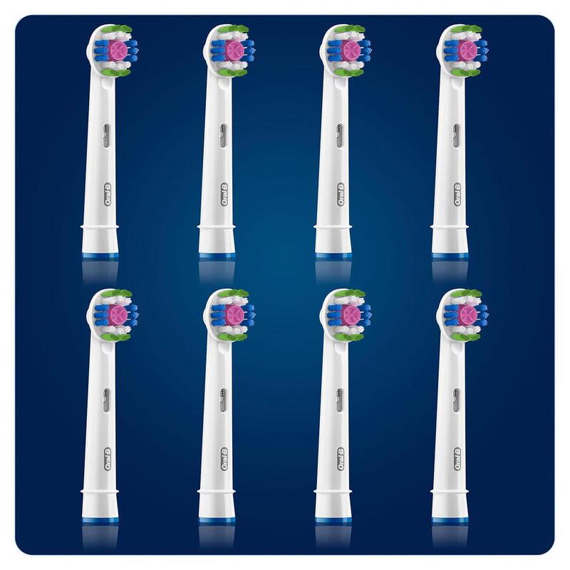 Oral B Oral-B 3D White Power Toothbrush Refill Heads (8 Pack) Presa