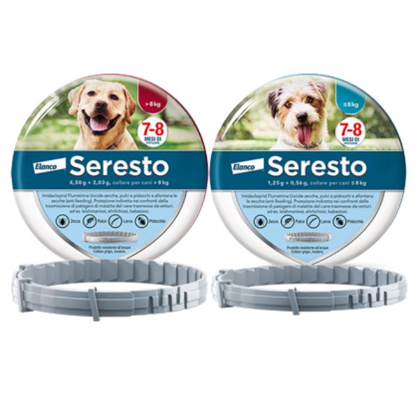 Bauzaar Seresto Collare Antipulci per Cani Italia