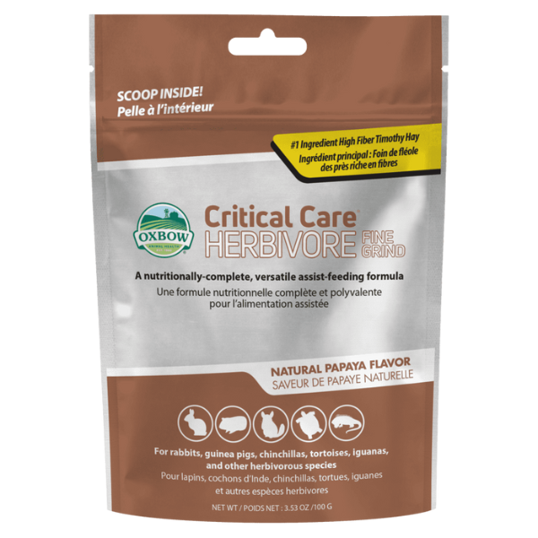 Bauzaar Oxbow Critical Care Herbivore Fine Grind da 100gr