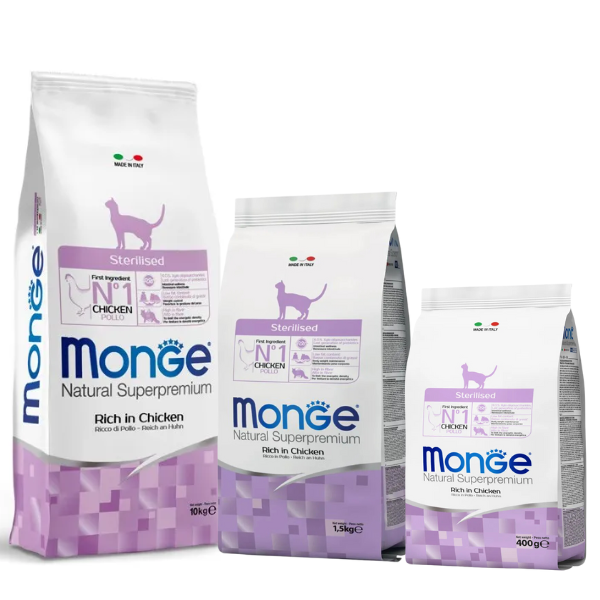 Bauzaar Monge Natural Superpremium Sterilised Ricco di Pollo