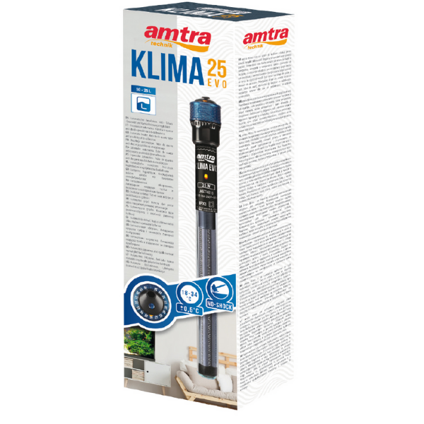 Bauzaar Klima Evo Riscaldatore per acquari Amtra Italy