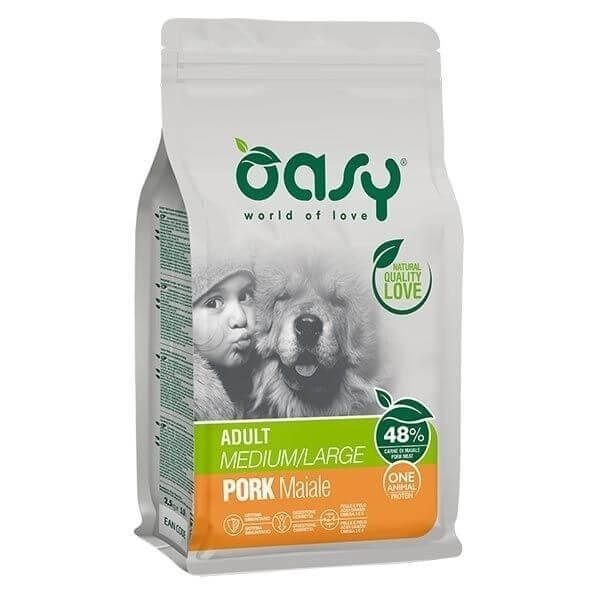 Bauzaar Oasy Monoproteico Adult Medium Large Maiale Promozione Limitata