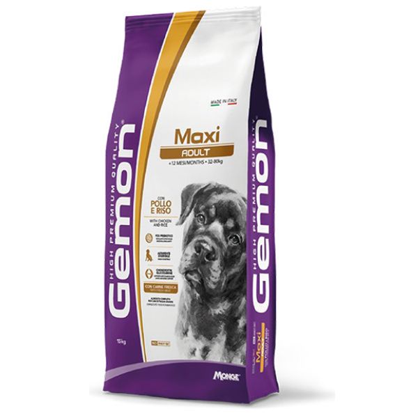 Bauzaar Monge Gemon Maxi Adult con Pollo e Riso