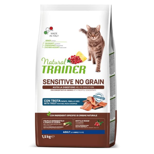 Bauzaar Natural Trainer Sensitive Adult Grain Free Trota e ananas Negozio