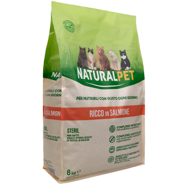 Bauzaar NaturalPet Cat Sterilised Salmone