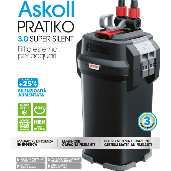 Bauzaar Filtro esterno per Acquari Pratiko 3.0 Super Silent Askoll Fino Al -60%