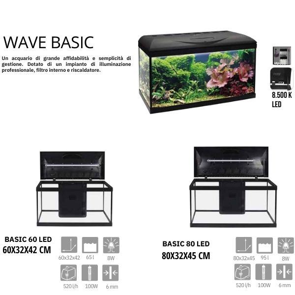 Bauzaar Acquario Basic Led Amtra Vendita