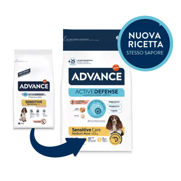Bauzaar Advance Adult Active Defence Medium/Maxi Salmone e Riso 2025