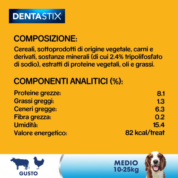 Bauzaar Pedigree Dentastix Medium snack per l'igiene orale Shopping Online