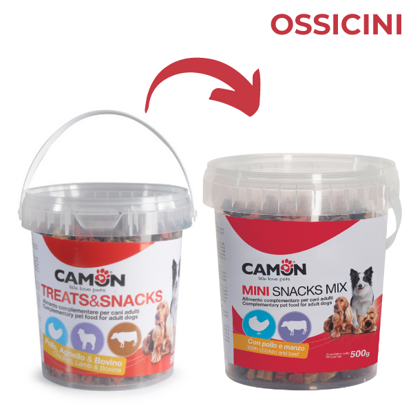Bauzaar Camon Mini Treats&Snacks Box 500 gr Economico