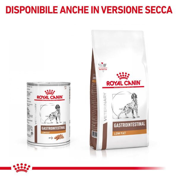 Bauzaar Royal Canin Gastrointestinal Low Fat Patè Canine Saldi