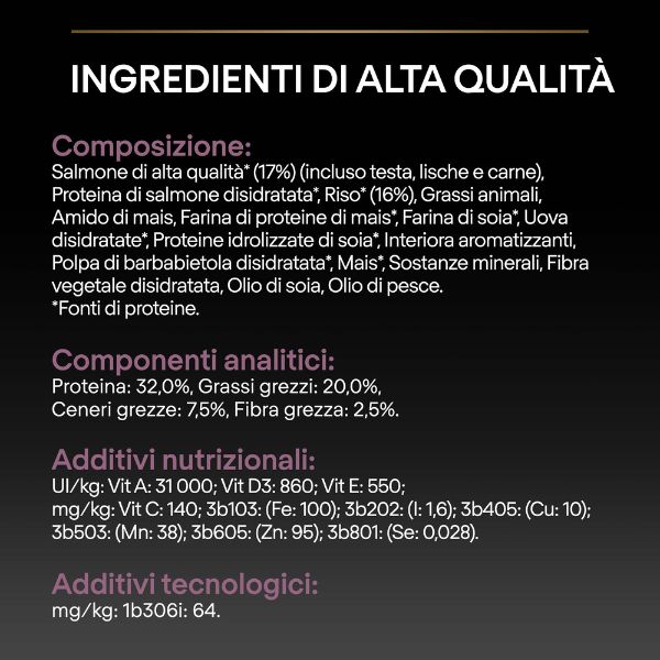 Bauzaar Purina Pro Plan Sensitive Skin Medium Puppy Crocchette Cane Salmone Spedizione Gratuita