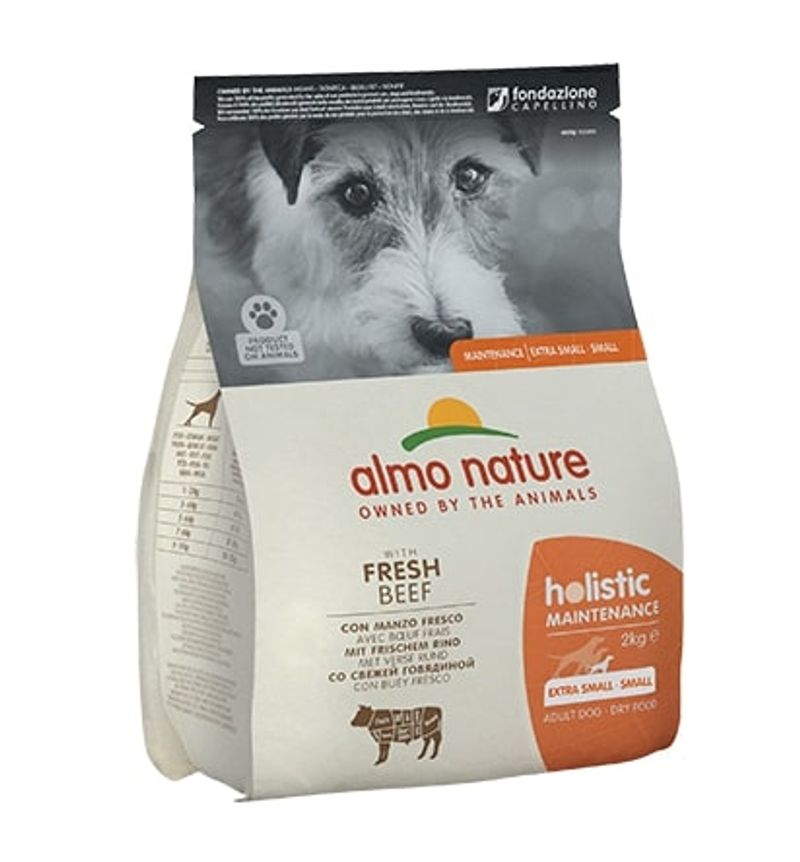 Zooplus Multipack Risparmio 2 x 2 kg Almo Nature Holistic Extra Small & Small Adult I Più Venduti