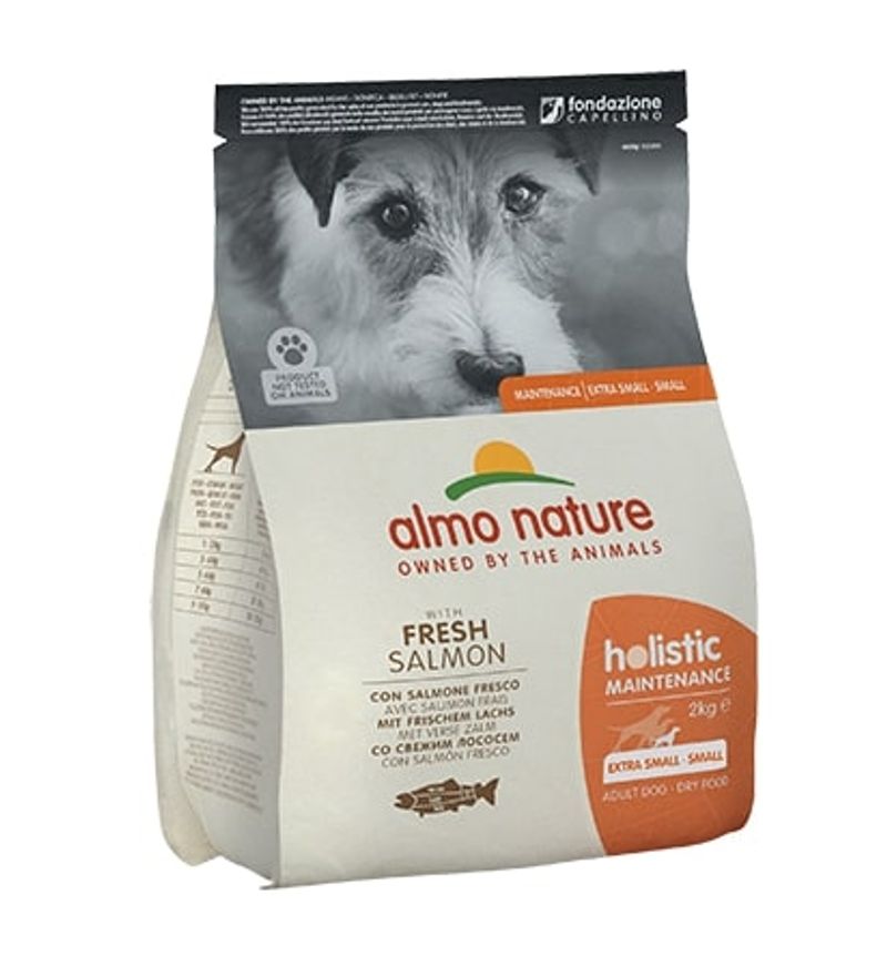 Zooplus Multipack Risparmio 2 x 2 kg Almo Nature Holistic Extra Small & Small Adult I Più Venduti