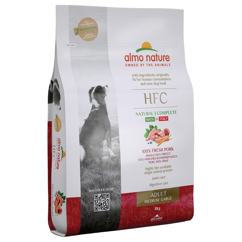 Zooplus Multipack risparmio 2 x 1 2 / 8 kg Almo Nature HFC Crocchette per cani 2025