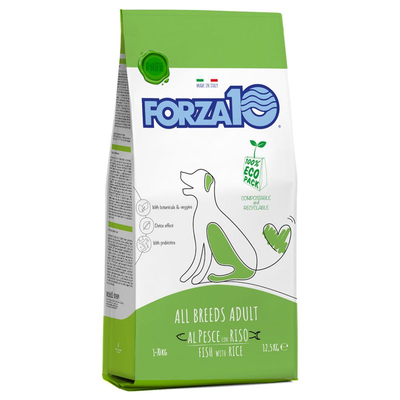 Zooplus Forza10 Maintenance All Breeds Adult al Pesce e Riso Crocchette cane Vendita Calda