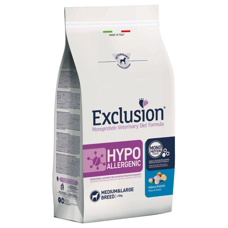 Zooplus Exclusion Diet Hypoallergenic Pesce & Patate Crocchette cane Saldi Di Fabbrica