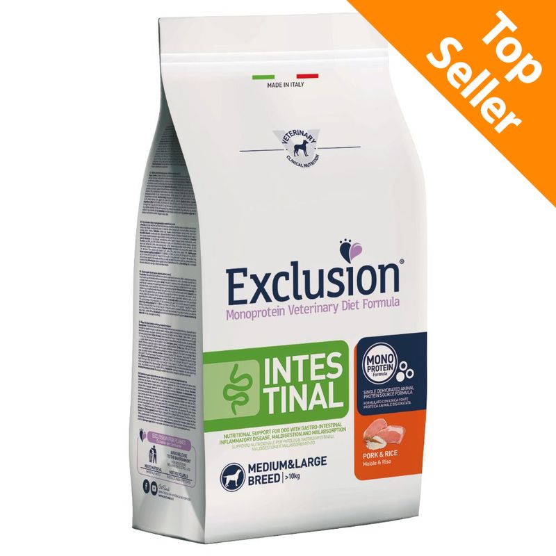Zooplus Exclusion Intestinal Maiale & Riso Medium & Large Breed