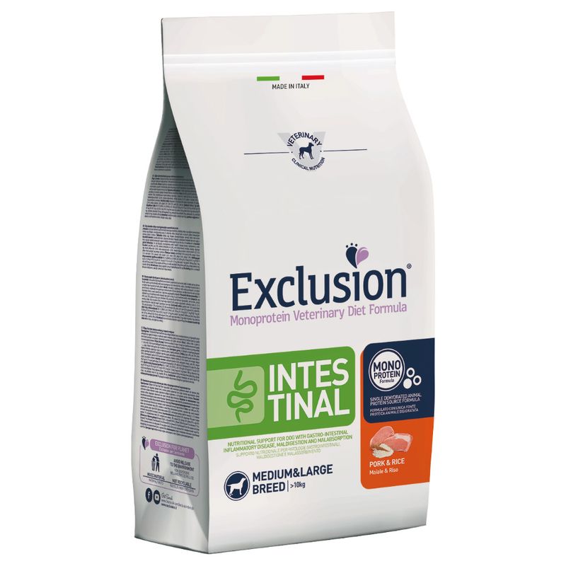 Zooplus Exclusion Intestinal Maiale & Riso Medium & Large Breed Vendite Flash