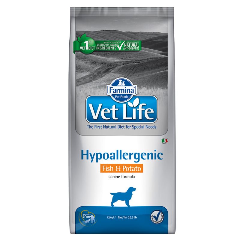 Zooplus Farmina Vet Life Hypoallergenic Canine Formula Pesce & Patate