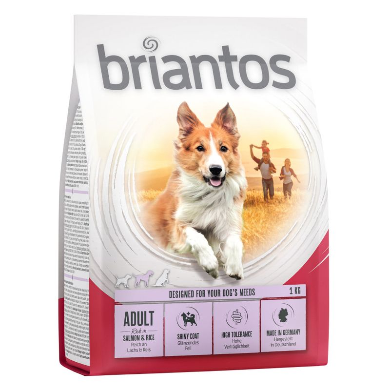 Zooplus Set prova 3 x 1 kg Briantos Adult Nuovo