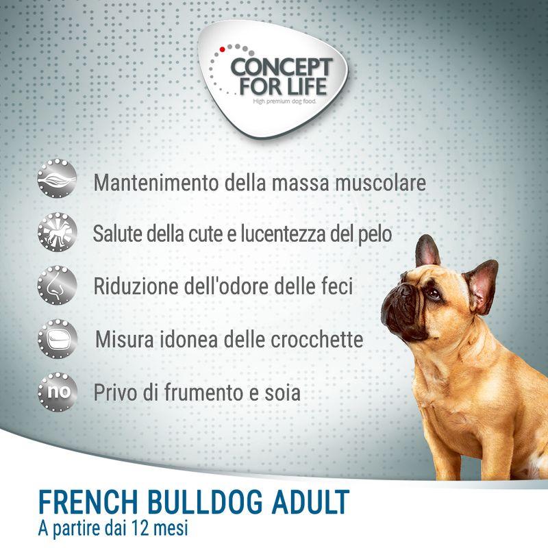 Zooplus Concept for Life French Bulldog Adult Crocchette per cani Pezzi Unici