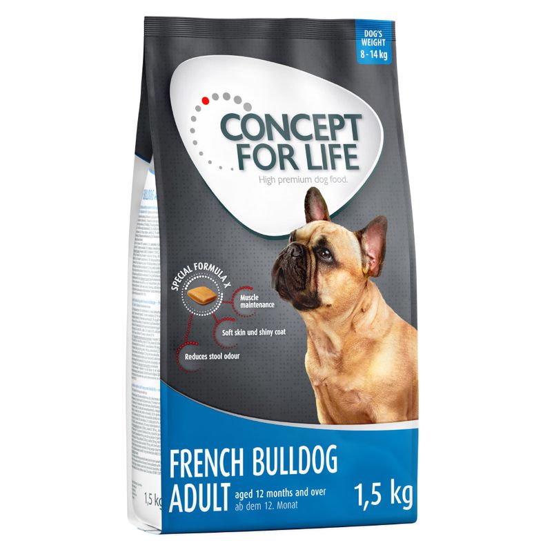 Zooplus Concept for Life French Bulldog Adult Crocchette per cani Pezzi Unici