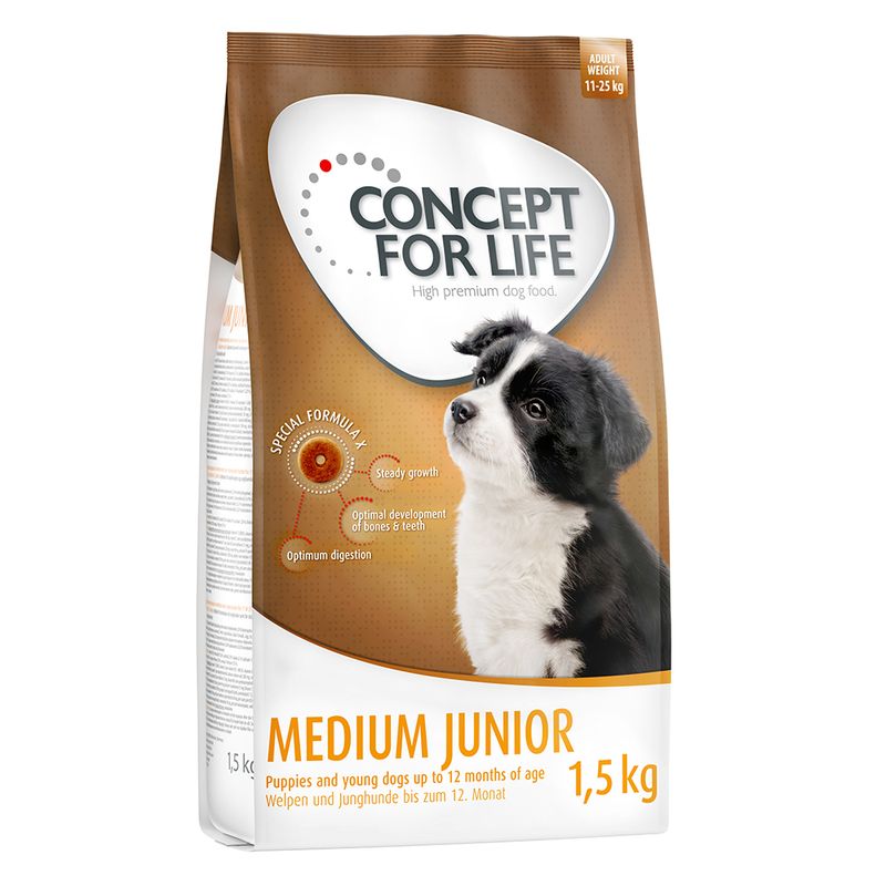 Zooplus Prezzo speciale 1 5 kg Concept for Life Puppy/Junior Crocchette per cane Soddisfazione Garantita