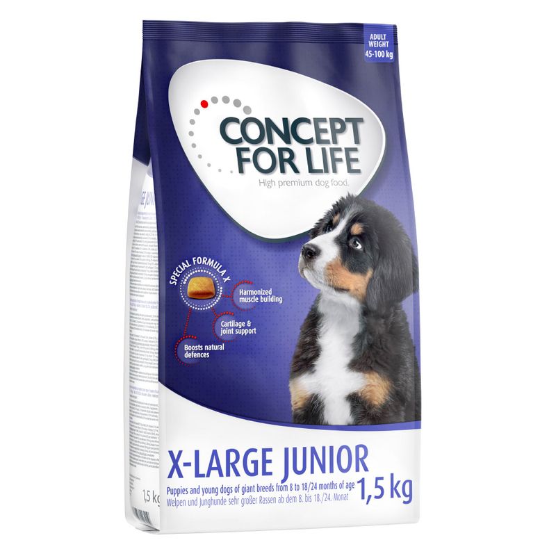 Zooplus Prezzo speciale 1 5 kg Concept for Life Puppy/Junior Crocchette per cane Soddisfazione Garantita