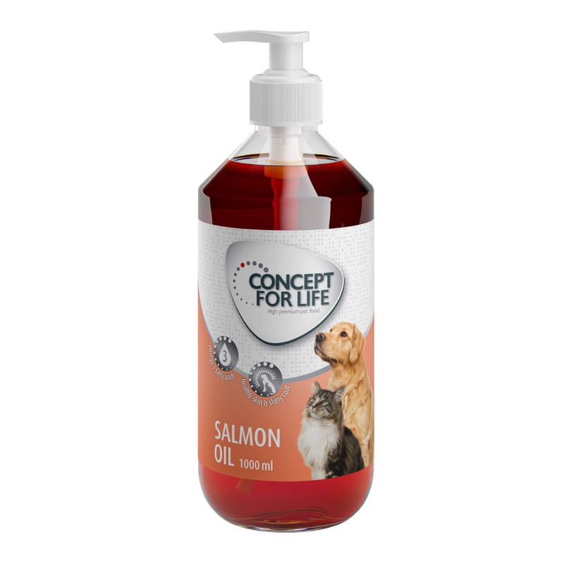 Zooplus Concept for Life Olio di salmone per cani e gatti