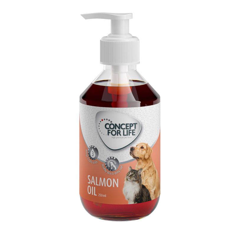 Zooplus Concept for Life Olio di salmone per cani e gatti Consegna Veloce