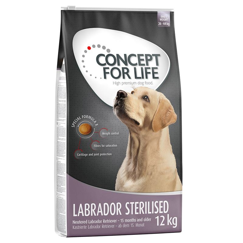 Zooplus Concept for Life Labrador Sterilised Crocchette per cani Shopping Online