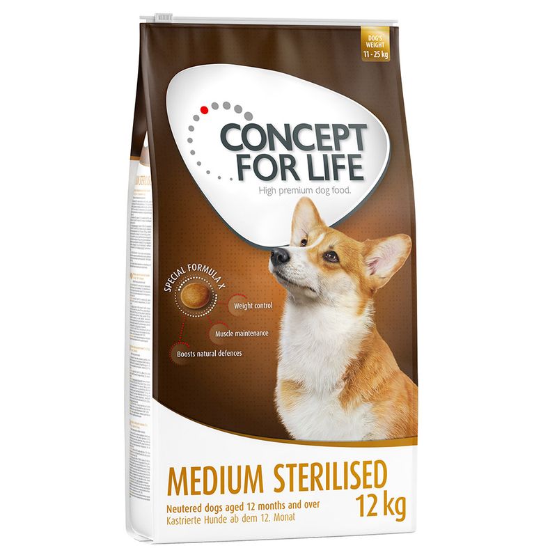 Zooplus Concept for Life Medium Sterilised Crocchette per cani Sottocosto
