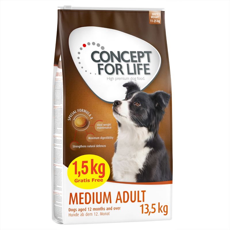 Zooplus Concept for Life Medium Adult Crocchette per cani Convenienza