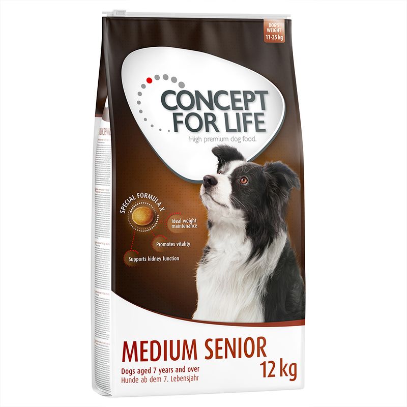 Zooplus Concept for Life Medium Senior Crocchette per cani Vendite Flash