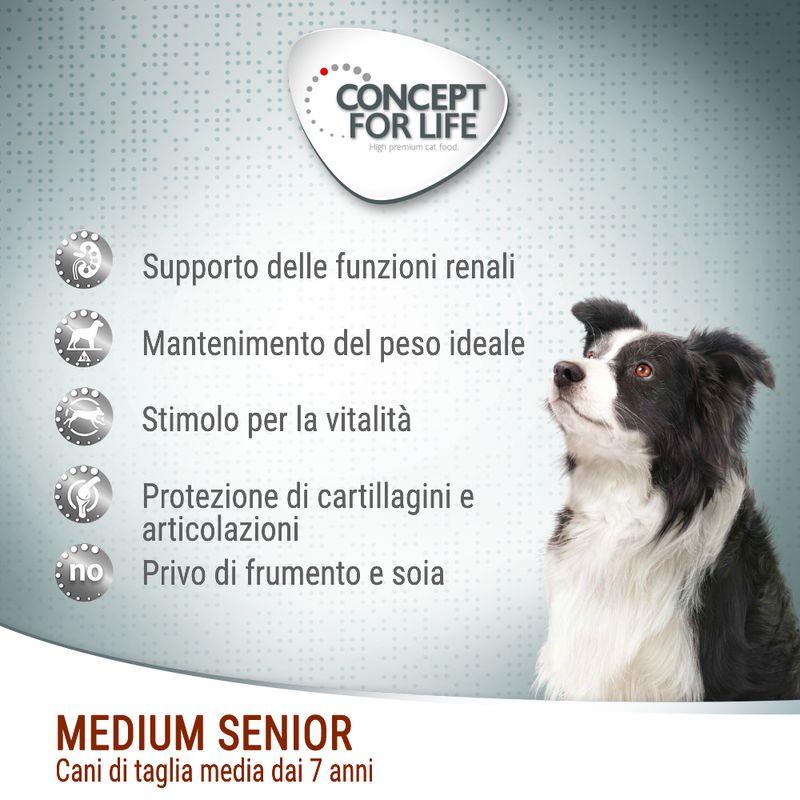 Zooplus Concept for Life Medium Senior Crocchette per cani Vendite Flash