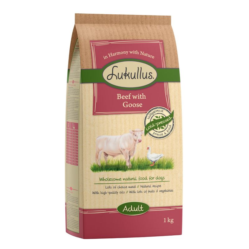 Zooplus Lukullus Manzo & Oca Crocchette per cane