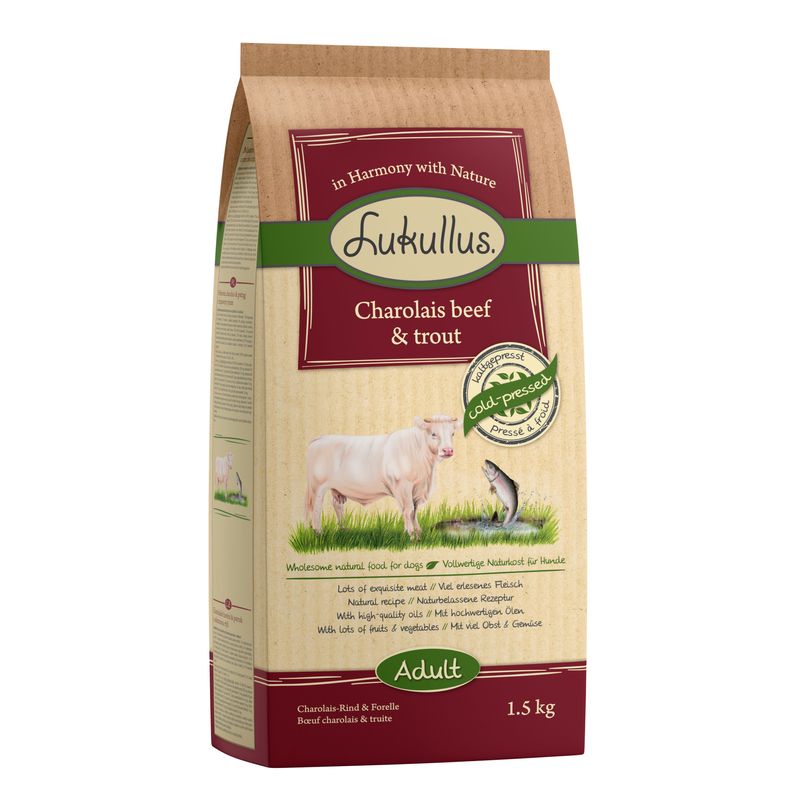 Zooplus Lukullus Manzo Charolais & Trota