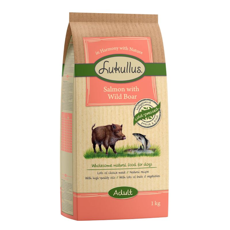 Zooplus Lukullus Salmone e Cinghiale Crocchette per cane Moda