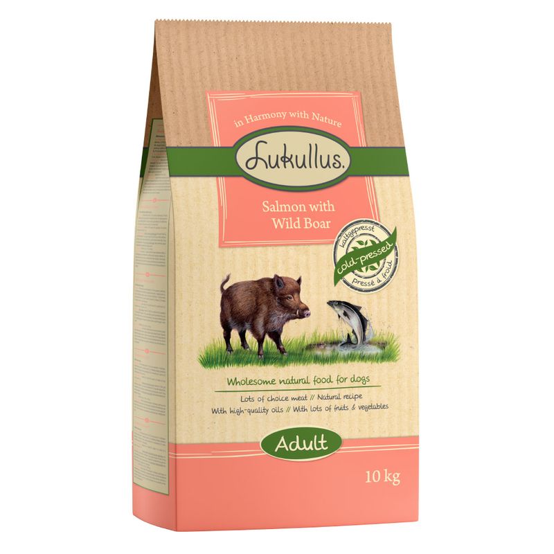 Zooplus Lukullus Salmone e Cinghiale Crocchette per cane Moda