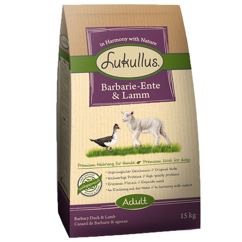 Zooplus Lukullus Canard de Barbarie & Agnello 2025