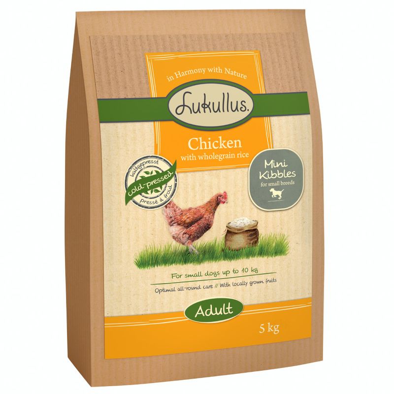 Zooplus Lukullus Mini Pollo con Riso integrale Crocchette per cane 2025