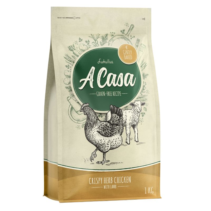 Zooplus Lukullus A Casa Pollo croccante con Erbette Qualità Garantita