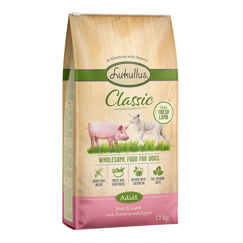 Zooplus Lukullus Classic Maiale & Agnello (senza cereali) Crocchette per cane Negozi Online