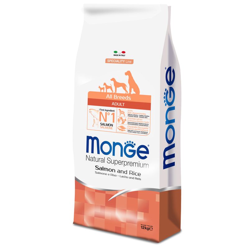 Zooplus Monge Superpremium All Breeds Adult Salmone & Riso 2025